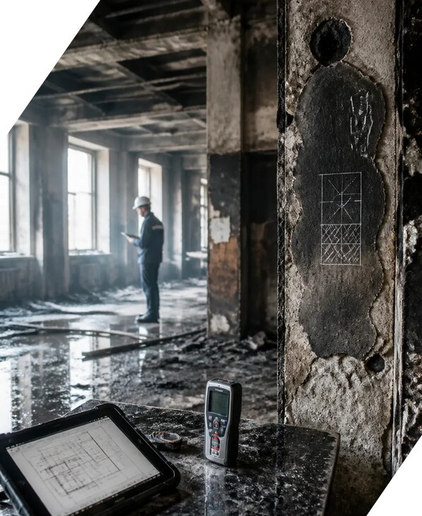 Обследование зданий после пожара в Саянске от 15261 р. | ЭкспертизаРоссия